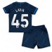 Billige Chelsea Romeo Lavia #45 Børnetøj Udebanetrøje til baby 2023-24 Kortærmet (+ korte bukser)